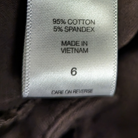 🗽7th Avenue Design Studio N.Y. & Company- Brown 95% Cotton, 5% Spandex Pants - Picture 7 of 8